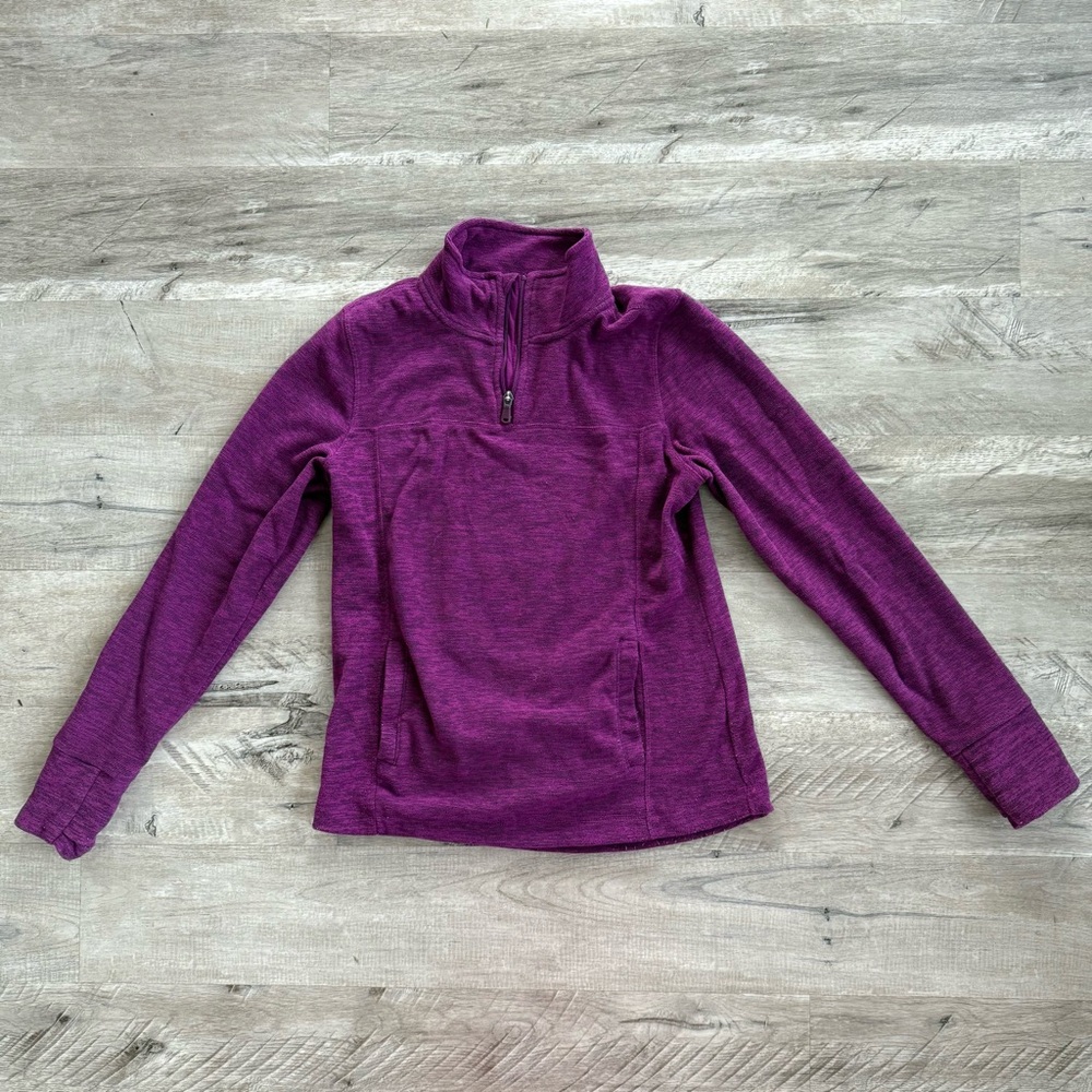 Tek Gear Plum Quarter-Zip Pullover